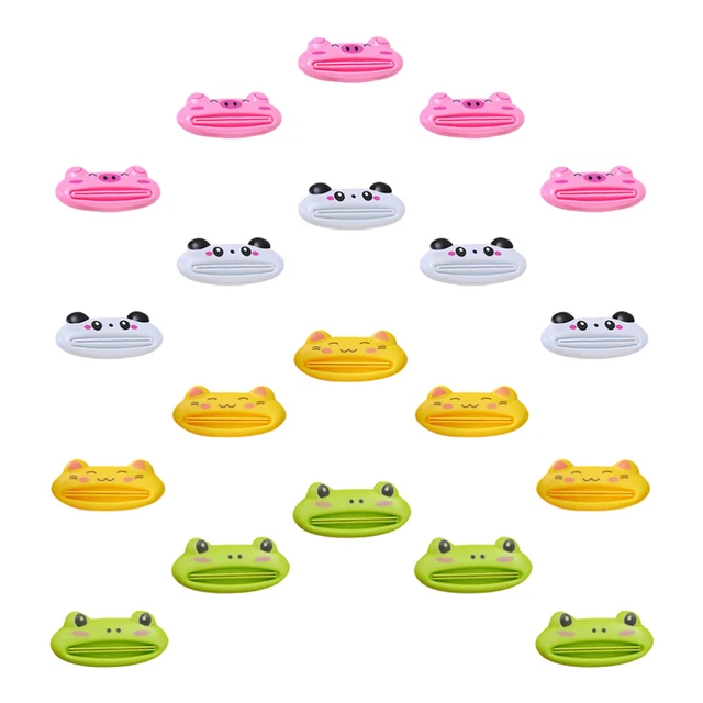 20 Pcs Cartoon Toothpaste Squeezer Plastic Child Tube Paint Wringer