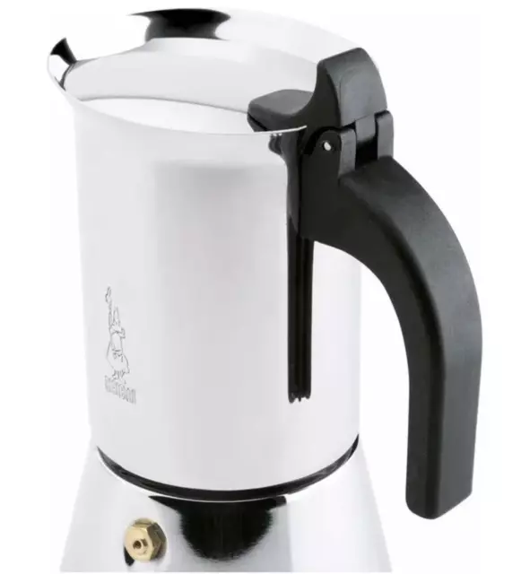 Bialetti Venus Caffettiera Moka in Acciaio per Induzione e Gas 4 o 6 Tazze Caffé 2