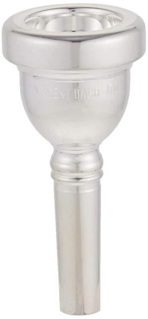 BACH trombone mouthpiece 17D silver plated capillary