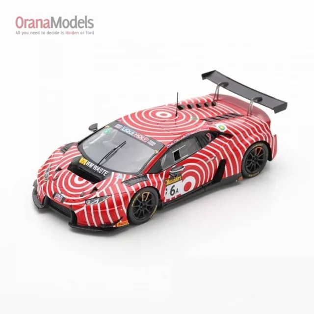 1:43 Lamborghini Huracan Gt 2019 Wall Racing #6A Bathurst 12 Hour * SPAS056