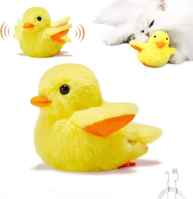 Flapping Duck Cat Toys Interactive Cat Toys for Indoor Cats Kitten Exercise New
