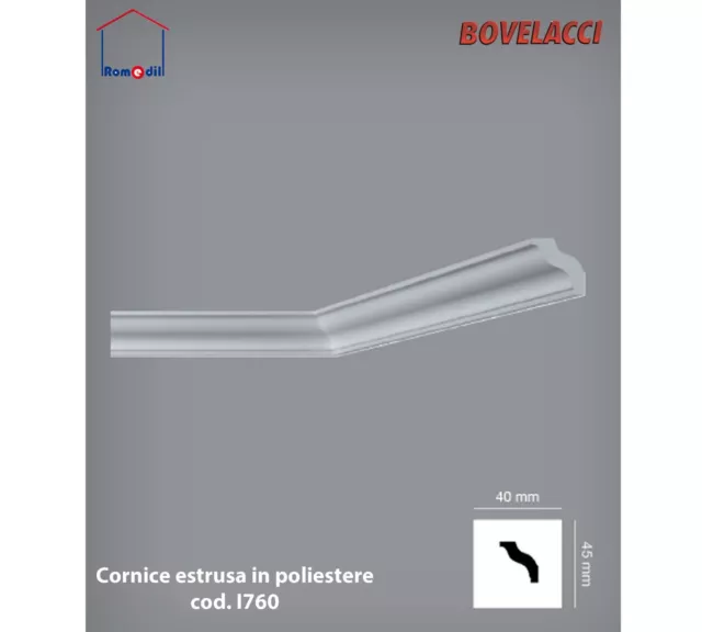 Cornice Cornici In Polistirolo Soffitto Polistirene Estruso Bovelacci I 760 A Mt