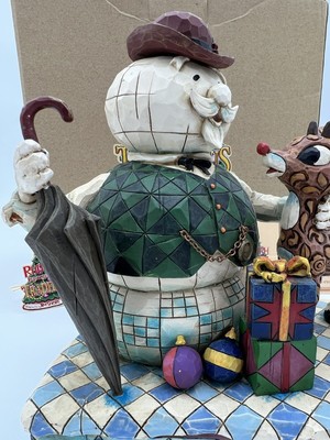 jim shore rudolph and sam the snowman