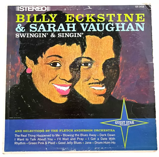 Billy Eckstine & Sarah Vaughn - Swingin' & Singin' - Guest Star Records GS-1418