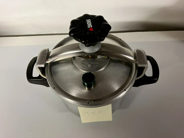 D35) ANCIENNE COCOTTE MINUTE SEB 8 LITRES EN ALUMINIUM VINTAGE