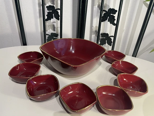 Lot De Ramequins Et Saladiers En Opaline - Marque Huilor Dulcine - Verre Blanc Laiteux