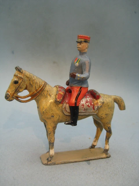 Plomb Cbg Mignot Taille 3 Fab Avant 1950 5 Soldats Antiquites Avec