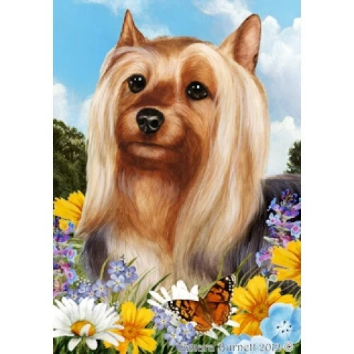 Summer House Flag - Silky Terrier 18102