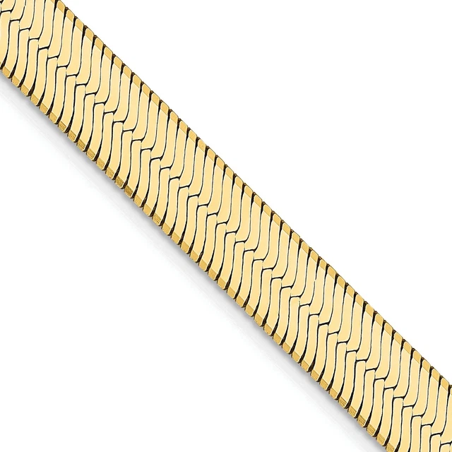 14K Gold Herringbone Kette Armband Schmuck 8"