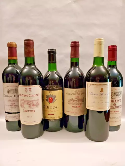Vin - 6 Bouteilles  - Diverses - 1987-1994-1998-1999-2000