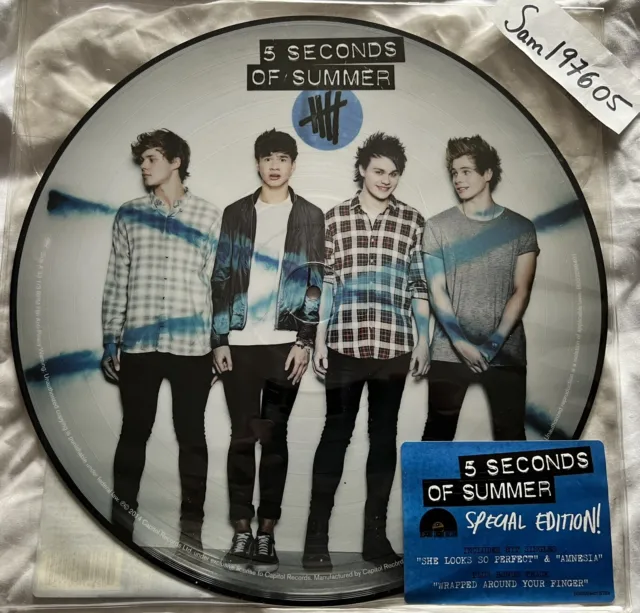 RSD 5 Seconds Of Summer Self-Titled PICTURE DISC 2014 Rare 5SOS LP Vinyl Swift