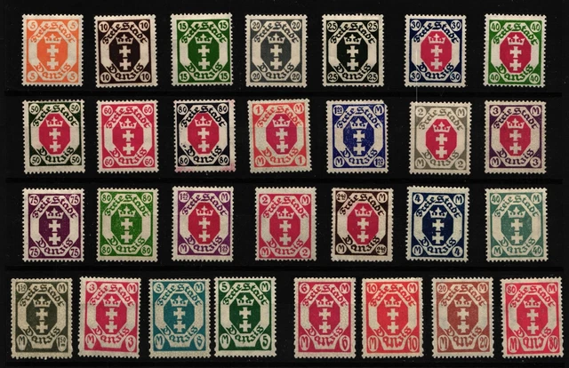 Danzig Lot mit geprüften Marken #HN204