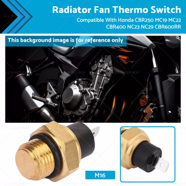 Radiator Fan Thermo Switch Suitable For Honda CBR250 MC19 MC22 CBR400 NC23 NC29