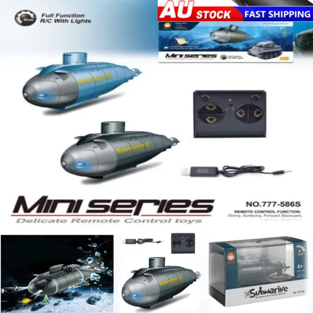 Electric Toy  6 Channels Diving Mini Remote Control RC Submarine Radio Boat Gift