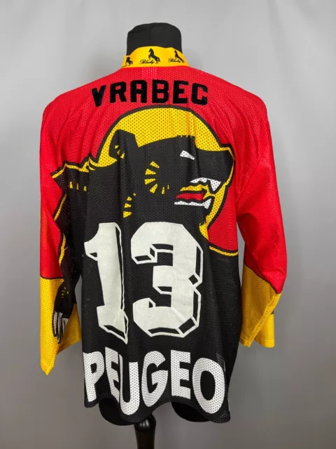 SC Bern Thomas Vrabec Jersey Vintage 90s Blacky Ice Hockey Shirt Trikot  Rare XXL