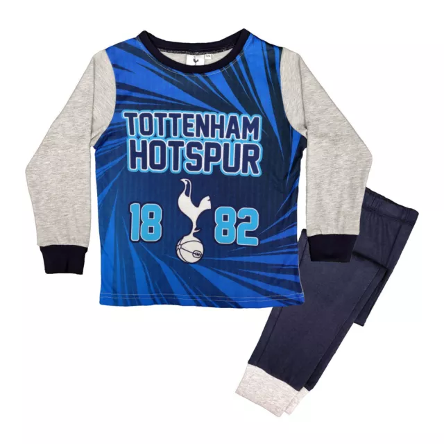 Tottenham Hotspur Kids Pyjamas-Personalised-Official-Name And Number On Rear