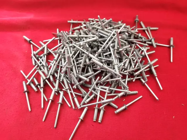 5/32" X 3/8" Grip Aluminum Pop Rivets ABA5-6 LOT OF 500 Bulk Automatic Fastener