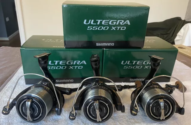 3 X Shimano Ultegra 5500 XTD Fishing Reels With Upgrades