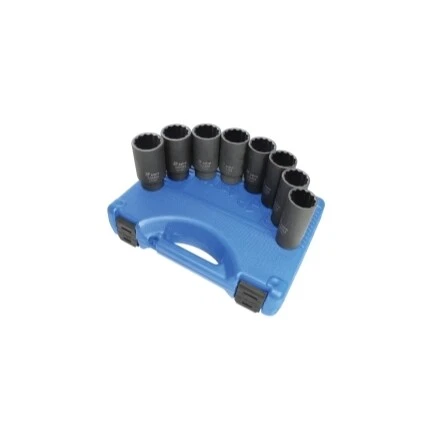 Astro Pneumatic 78868 8 Pc. 12 Pt Axle Nut Socket Set