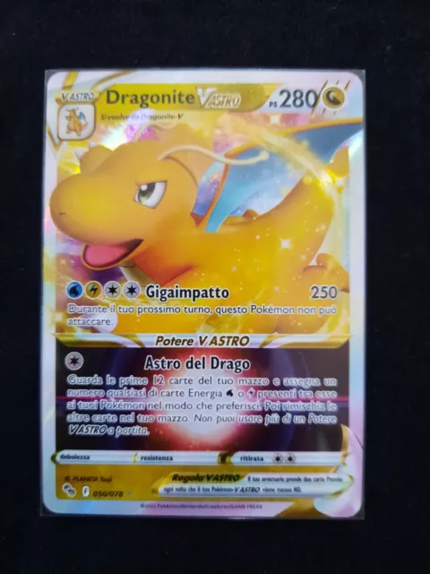 Carta Pokemon Dragonite V ASTRO (50/78) Pokemon Go pt-br