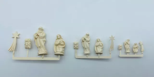 Krippenfiguren - heilige Familie - Weihnachten - selbst basteln - DIY - 3 Größen