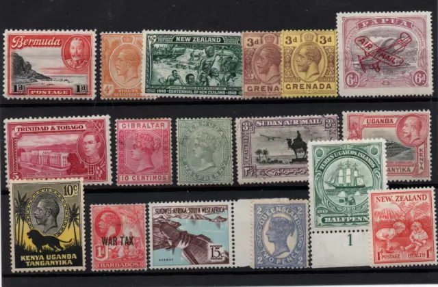 British Commonwealth fine mint unchecked collection WS30435