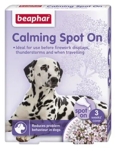Beaphar Calming Spot on for Dogs 3 Pipettes - 3 Weeks Supply