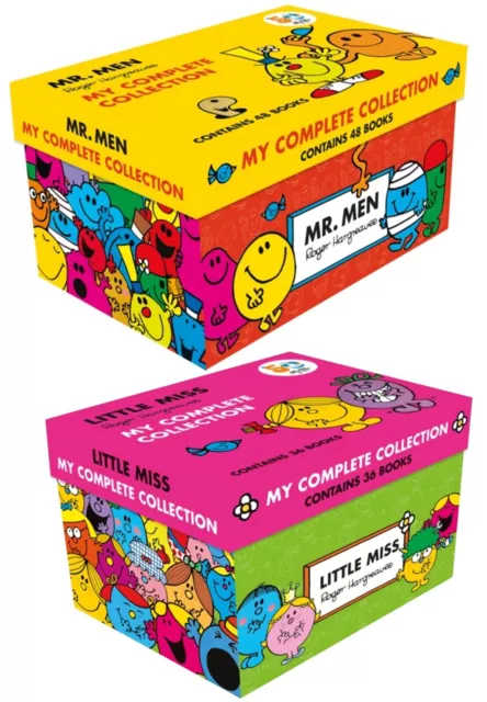 Mr Men and Little Miss Box Set Collection 84 Books by Roger Hargreaves NEW Pack