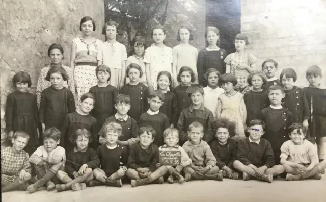 Carte photo La Chapelle-en-Serval, Oise (60), Ecole, Groupe scolaire, CPA.