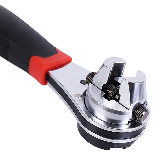 ADJUSTABLE 1/4&7/8& (622MM) Ratcheting Socket Wrench, QuickRelease