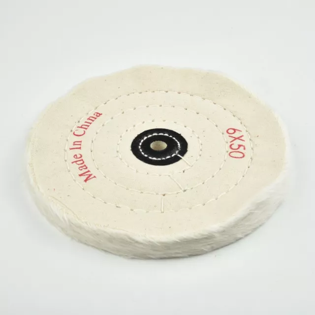 150mm Coton Disques de Polissage Aumwollsc 200mm Chamois Polir Pi��ces