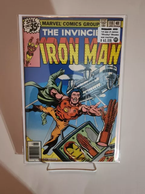 Invincible Iron Man #118 (1979) 1st App of James "Rhodey" Rhodes / War Machine