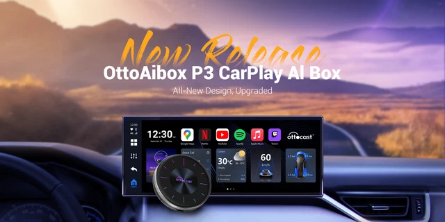 Wireless CarPlay/Android Auto Adapter Magic Ai Box, 8 Core, Google Store/Disney /Netflix/YouTube/, Built-in Navigation, Support SIM&TF Card, Only Support Car With OEM Wired CarPlay - Foto 7