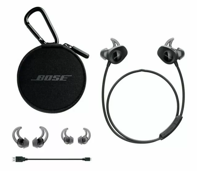 Bose SoundSport Wireless In Ear Bluetooth Sweat-Resistant Headphones -Black