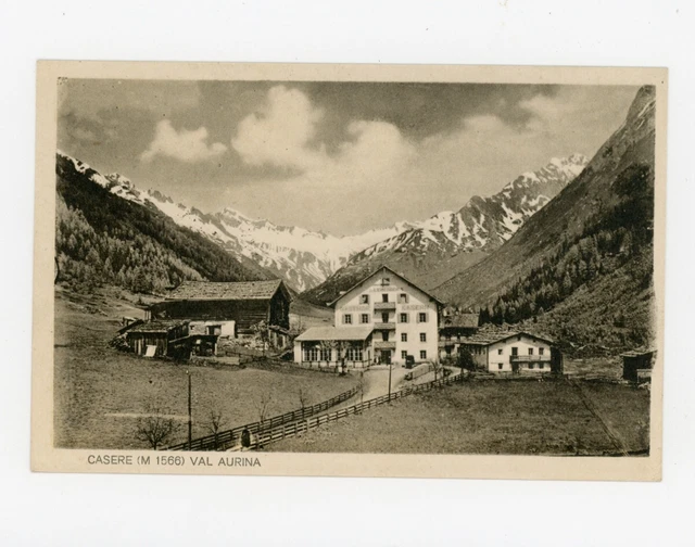 Casere Valle Aurina Kasern Predoi Cartolina Viaggiata