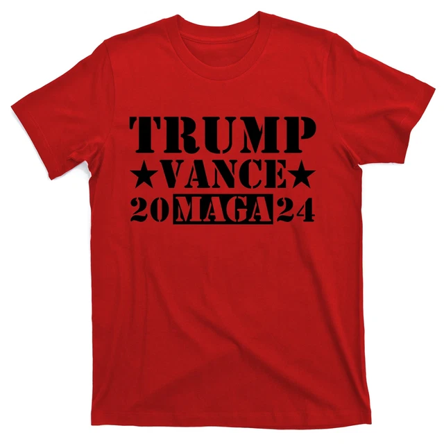 T-shirt Campagne Trump Vance 2024 - Modèle GTR07 - Manches Courtes Col Rond - Neuf Sans étiquette