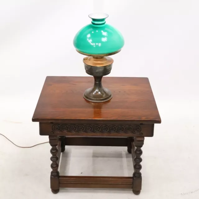 Old Charm Oak Side/Lamp/Coffee/Occasional Table Tudor Brown  FREE UK Delivery