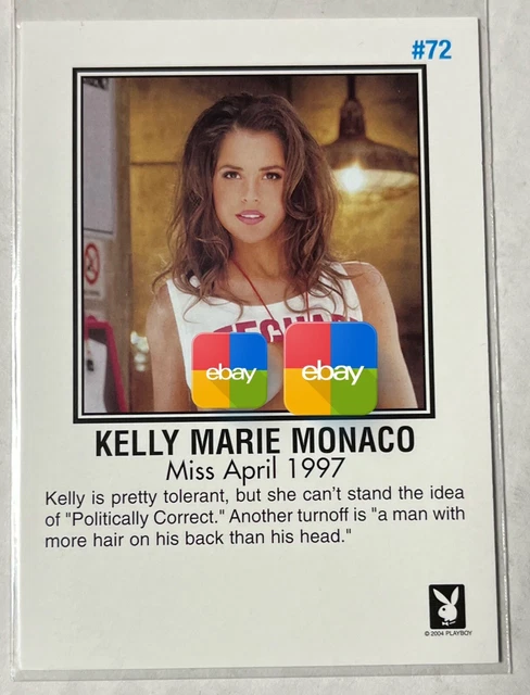 2004 PLAYBOY PLAYMATE Of The Month Trading Cards Kelly Marie Monaco