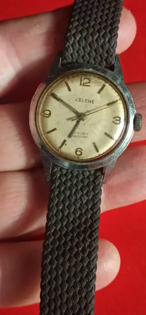 Montre homme mécanique marque CELENE fonctionne très bien