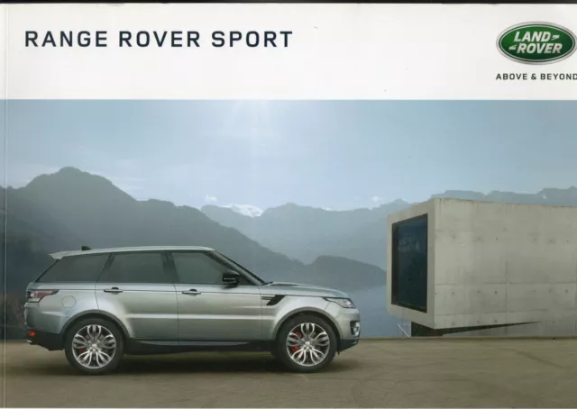 Range Rover Sport brochure 2016 model year LRML 5240/16