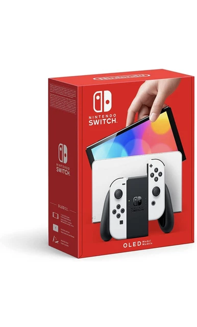 Nintendo Switch Modello OLED HEG-001 Console Portatile - 64GB - Bianco