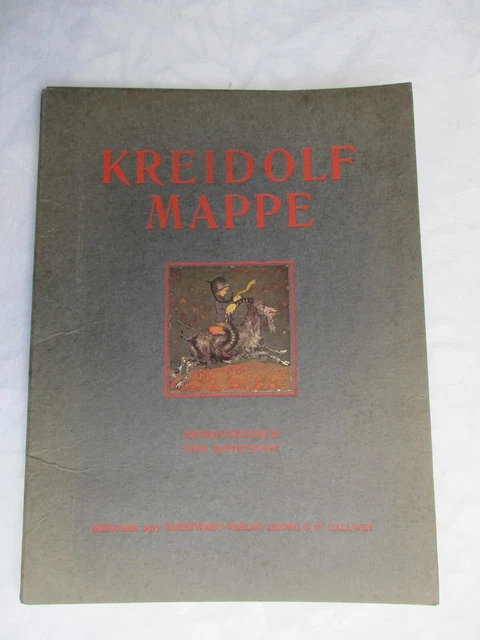 Leopold Weber KREIDOLF MAPPE 1927 18 Tafeln