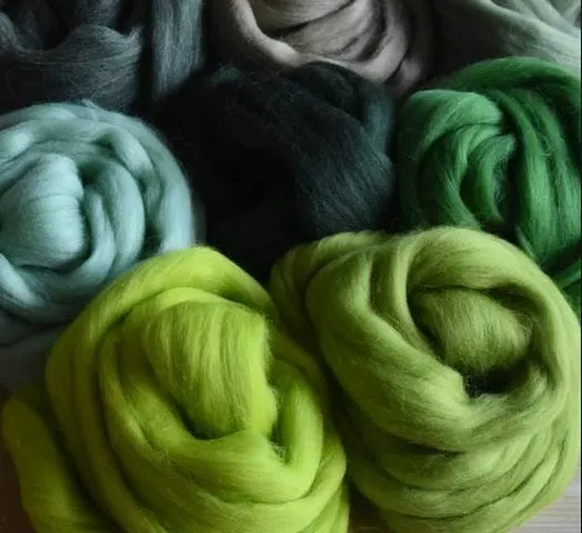 Lana da favola lana merino lana di feltro fibra filata 60 colori a scelta mulesing free 2