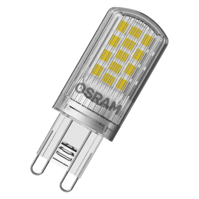 OSRAM LED Pin Lampe mit G9 Sockel, Warmweiss (2700K), 4.2W, Ersatz für herkömmli