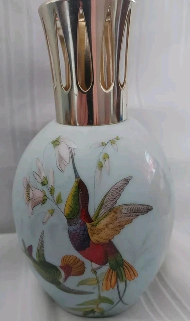 LAMPE BERGER PORCELAINE DE LIMOGES LES VIOLETTES - Souvenirs d'Autrefois