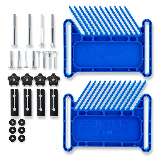 Enhanced Featherboard Safety Device, Stackable Featherboard, H1E4