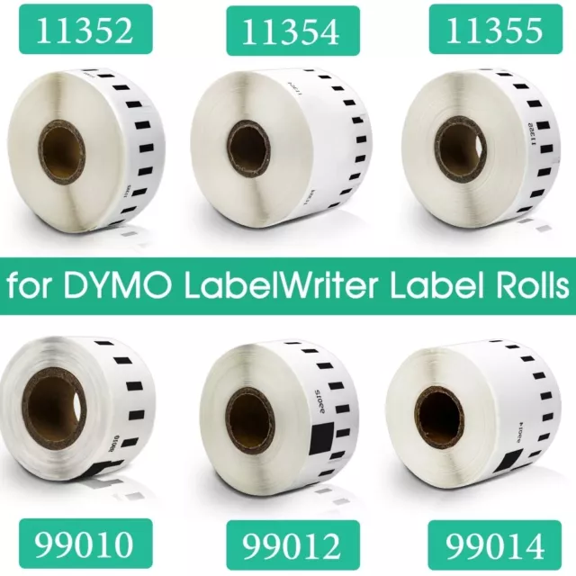 Label Etiketten für Dymo 99012 99014 11354 11352 11353 Labelwriter 450 Turbo 400