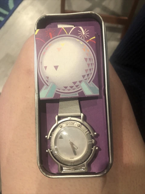 Walt Disney World Epcot Center 10th Anniversary Fossil Watch 1982-1992 NIB VTG