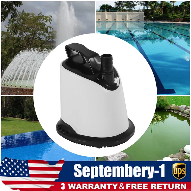 POOL COVER PUMP Above Ground Submersible Water Sump Pump 110V+4 Hose