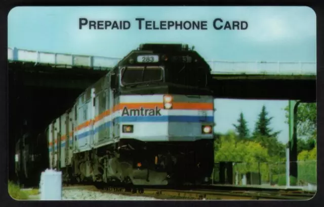 30m Amtrak Treno Promo 'Prepagato Telefono Scheda' Prototype Telefono Scheda